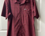 Columbia Omni Shade Short Sleeved Button Front  Shirt Mens Size Large Re... - £11.75 GBP