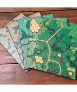 Lot Of (5) ASL Advanced Squad Leader Mounted Cardboard Maps 1 2 10 11 24 - $44.54