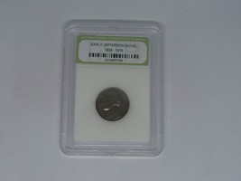 Early Jefferson Nickel 1938 - 1976 INB Certified Slabbed Coin Collectors Choice - £9.08 GBP
