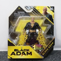 DC Comics 1st Edition Black Adam Movie 4-inch Action Figure Spin Master NEW - $11.78