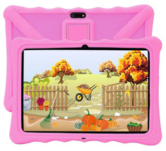 T12 KID TABLET 2gb 32gb 10.1 Inch Parental Control Google Play Android 10 Pink - £103.90 GBP