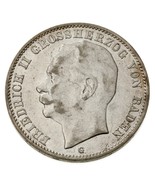 1912-G German States Baden 3 Mark (About Out of Circulation, Au) Km #280... - $105.77 CAD