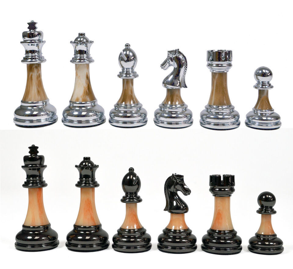 Primary image for Wholesale Chess Champion Contemporary Chess Pieces with 3-1/2" King