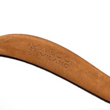 Marco Di Milano genuine exotic caiman fuscus-belly belt Riccardo Forest Green image 3