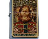Vintage Freak Show Poster D1 Flip Top Dual Torch Lighter Wind Resistant - $16.78