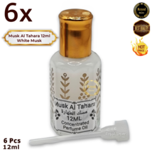 6x 12ml Musk Tahara White Misk Arabic Perfume Thick Oil High Quality مسك... - £22.07 GBP