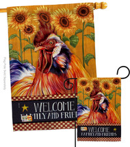 Country Rooster - Impressions Decorative Flags Set S110129-BO - £46.20 GBP