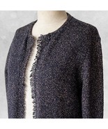 Eileen Fisher Marled Open Front Fringe Cardigan Sweater - Women&#39;s Size P... - $699.36 MXN
