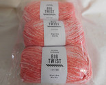 Big Twist Cotton Coral Splash lot of 3 dye Lot CNE1268 - £12.83 GBP