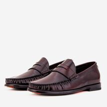 The Belmont Burgundy Polished Leather Men Loafer image 2
