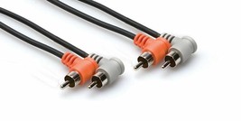 Dual Rca-Rca Right Angle 3 Foot Cable Ofc Spiral Shields - £18.17 GBP