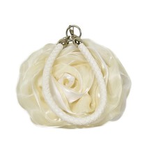 Vintage Ladies  Evening Bag Woman Fashion Rose Flower Chain HandBag Bridal Weddi - £146.38 GBP