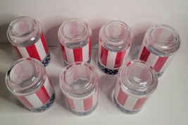 7 Libby Tumblers Patriotic Red, White & Blue Stars & Stripes image 4