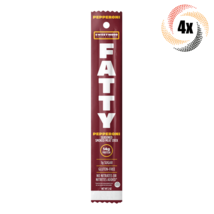 4x Sticks Sweetwood Smoke & Co Fatty Pepperoni Flavor Smoked Meat Sticks | 2oz - £15.15 GBP