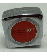 Vintage Lufkin W9310 Mezurall White Clad 10 ft Tape Measure - $7.69