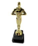 Gold Award Statue Trophy Blank Multipurpose Multi-Use Award for Contests... - $6.99