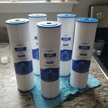 Pleated Sediment Water Filter Replacement Pack, 20 Micron, 10&quot; x 2.5&quot;, W... - $95.10 CAD