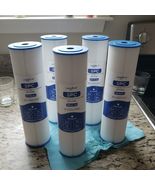 Pleated Sediment Water Filter Replacement Pack, 20 Micron, 10&quot; x 2.5&quot;, W... - $95.10 CAD