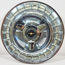 ONE VINTAGE 1963 Ford Thunderbird 14&quot; 3 Bar Spinner Hubcap / Wheel Cover USED - £47.06 GBP