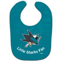 San Jose Sharks Baby Feeding Bib NHL Little Fan Infant Toddler Newborn - £7.58 GBP