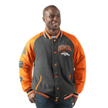 DENVER BRONCOS Super Bowl Champions Home Team Varsity Commemorative Jacket - £74.00 GBP