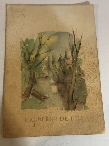 L’auberge De L’ill Restaurant Menu Ephemera Box3 - £14.91 GBP