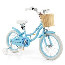 16-Inch Kids Bike with Training Wheels and Adjustable Handlebar Seat-Blu... - $157.87