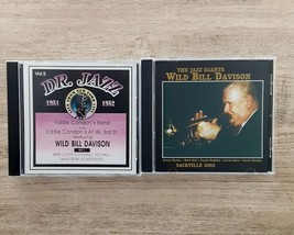 Wild Bill Davison CD Lot of 2 Condon/ No.1 &quot;Dr. Jazz Series&quot; , Vol. 5 Th... - $178.63 MXN