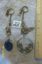  purse jewelry bronze color keychain backpack filigree charms floral 22 - $11.39