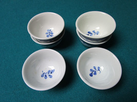 Denmark 6 Open Salt Dishes 1 X 2&quot; Rare [50K] - £48.92 GBP