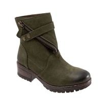 Bueno Women&#39;s Fast Boots Old Khaki Nubuck Green Size 40 US 9-9.5 B4HP - $89.95