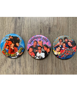 Vintage 1990&#39;s Backstreet Boys Pin Button Badge Lot of 3 - £12.83 GBP