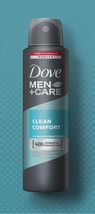 Dove Men+Care Clean Comfort Deodorant Body Spray 150ml - $8.26