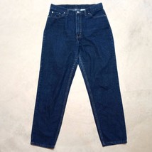 Vintage Faded Glory High Rise Dark Wash Denim Jeans - Womens Size 30x29 - $284.64 MXN