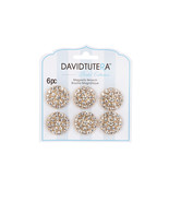 David Tutera Illusion Gold And Crystal Rhinestone Magnet Brooches - $42.00