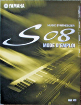 Yamaha S08 Synthesizer Original French Language Owner&#39;s User&#39;s Operating... - £22.95 GBP