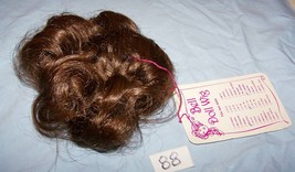 Vintage NIB Bell Doll Wig-11-12 inch-Buster-Lt. Brown-Modacrylic Fiber-L... - $8.00