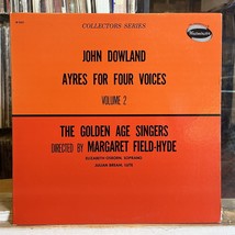 [Classical]~Exc Lp~John Dowland~Golden Age Singers~Ayres For Four Voices~Vol. 2 - £9.33 GBP