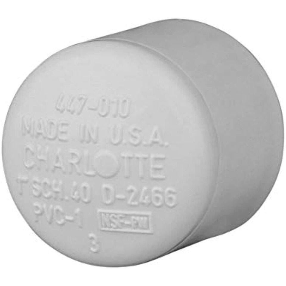 CHARLOTTE PIPE 1 SCH 40 Cap Socket Contractor Pack Pressure (10 Unit Bag) - $20.09