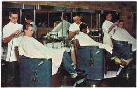 Postcard Learning The Barbering Trade Boy&#39;s Town Nebraska - £2.85 GBP