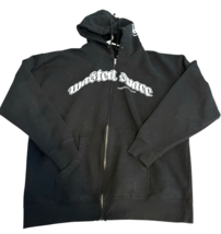 Vtg Hard Rock Hotel Wasted Space Full Zip Hoodie Sweatshirt Y2k Sz XL Bl... - $1,783.24 MXN