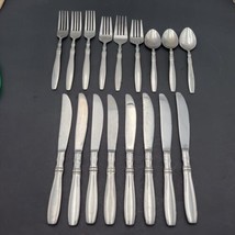 Reed &amp; Barton Brompton Heritage Stainless Flatware Set of 17 Pcs Vintage  - £38.12 GBP