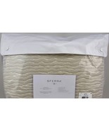 Sferra Ondate Dark Khaki King Coverlet Wavy Two Toned Textured Cotton It... - €334,24 EUR