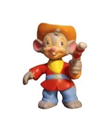 Vintage An American Tail Fievel Goes West PVC Mouse Figurine Applause 2.... - £11.16 GBP