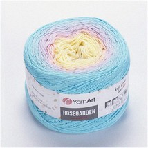 Rainbow Rosegarden: 100% Cotton Crochet Yarn - Vibrant Multicolors for Spring &amp; - $68.26