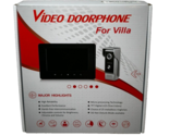 Amocam Wired Video Doorphone for Villa Intercom System 7&quot; Monitor New Op... - $59.35