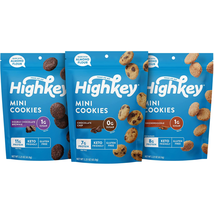 Highkey Sugar Free Cookies Variety Pack - 6.75Oz Keto Snacks Zero Carb No Sugar  - £17.70 GBP