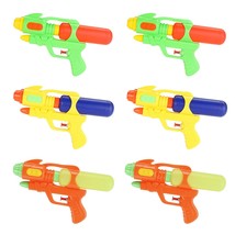 Water Guns 9 Inch 6 Packs For Kids Adults Multicolor Squirt Gun In Party Pool Ba - £28.53 GBP