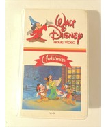 Walt Disney Christmas VHS Home Video VTG White Clamshell Rare 1982 - £20.07 GBP