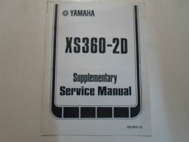 1977 Yamaha XS360-2D Supplementary Service Manual FACTORY OEM - $11.18